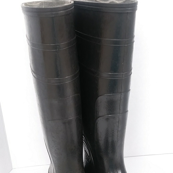 Genfoot Steel Toe Industrial Knee High Rubber Boots 7 Black - Picture 10 of 16